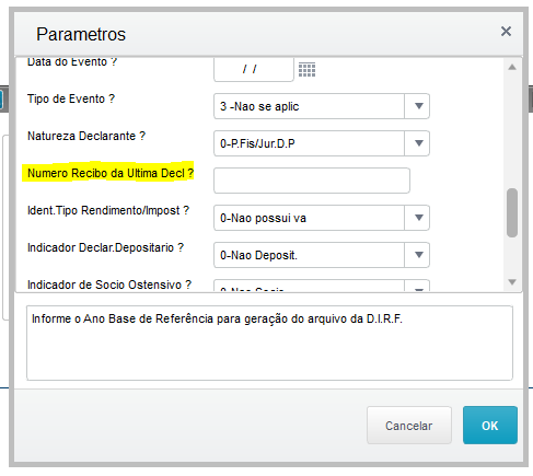 RH Linha Protheus GPE Como realizar a retificação da DIRF Central de Atendimento TOTVS