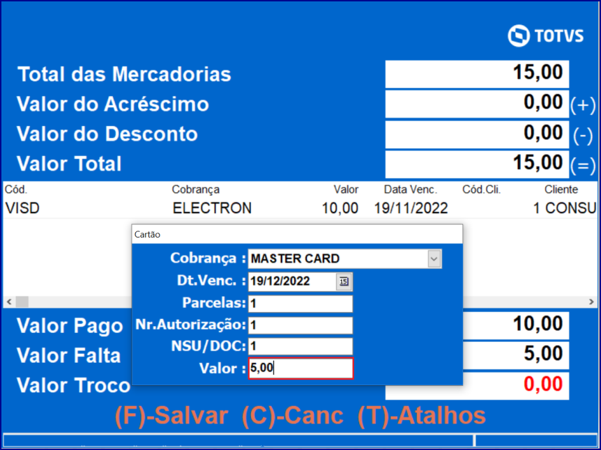 Wint Como Efetuar Pagamento Mais De Uma Forma De Pagamento Na