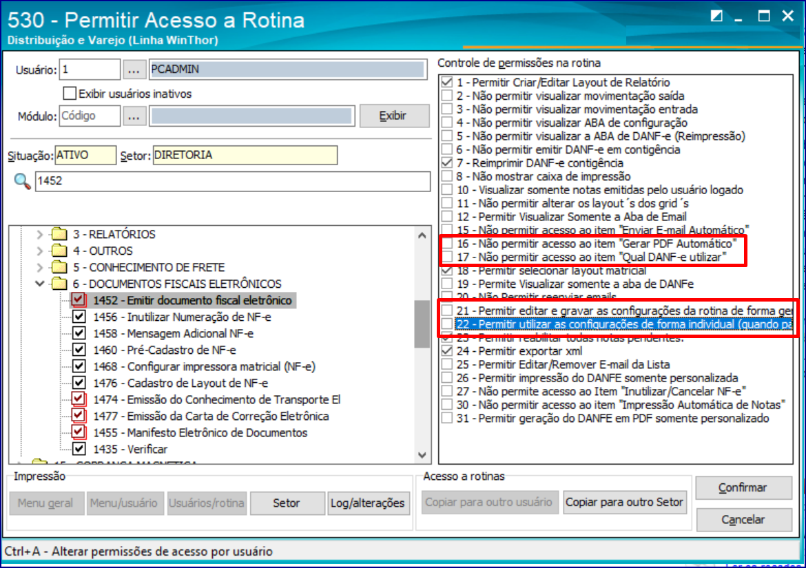 WINT - Como alterar dados da empresa ou do emitente no DANF-e para a rotina  1452 – Central de Atendimento TOTVS