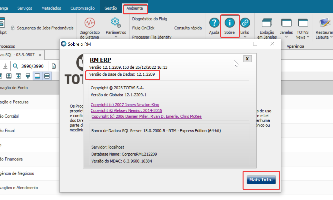 Framework - Framework RM - BD - RM Executor de Scripts – Central de  Atendimento TOTVS