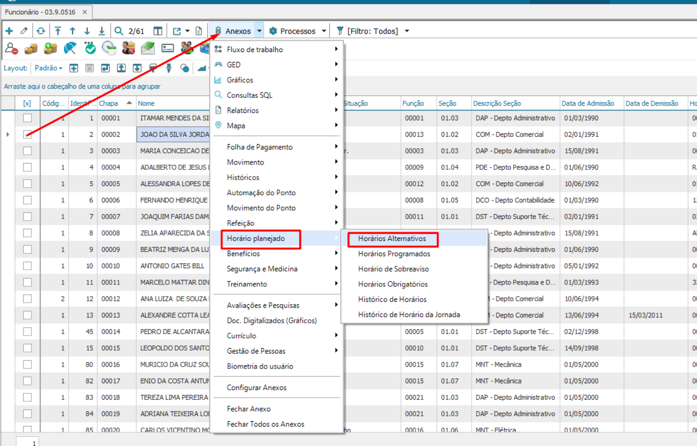 Rh Rm Pto Incluir Horário Alternativo Central De Atendimento Totvs 4939