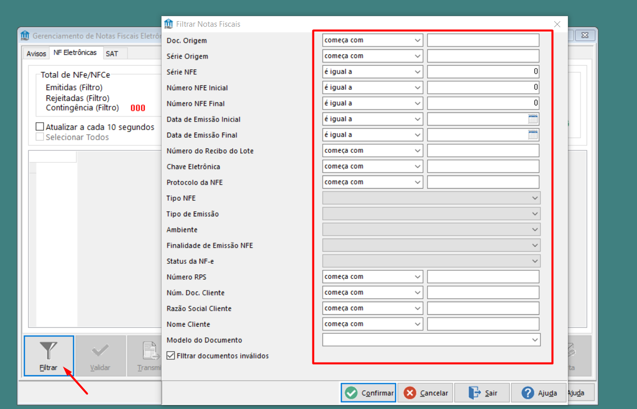 Hospitalidade - TOTVS Backoffice (Linha CMNET) - FF - Rejeição 571: Tipo de  Emissão informado diferente de 3 para contingência SCAN – Central de  Atendimento TOTVS