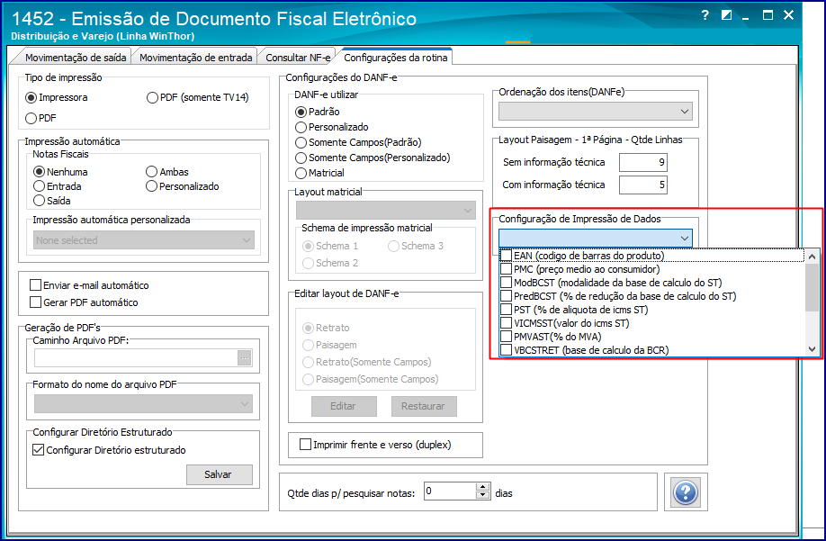 WINT - Como alterar dados da empresa ou do emitente no DANF-e para a rotina  1452 – Central de Atendimento TOTVS