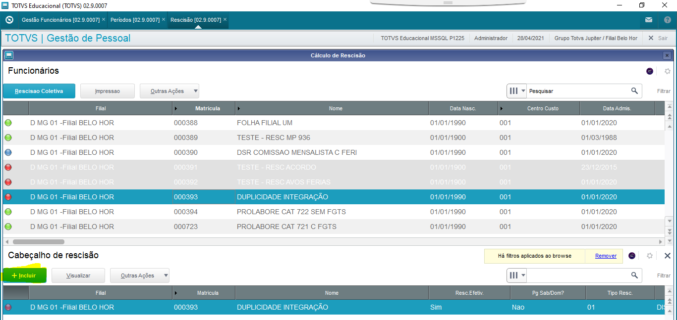 Rh Linha Protheus Gpe Como Recalcular Rescisão No Protheus Central De Atendimento Totvs 7346