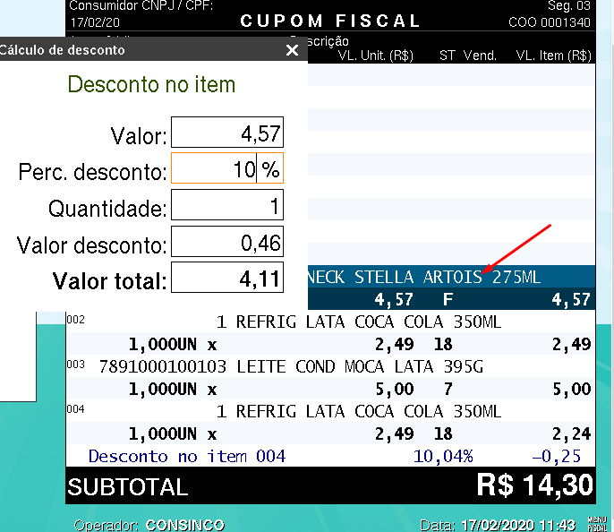 Varejo Supermercados Opera O Pdv Tipos De Descontos Nos Itens De