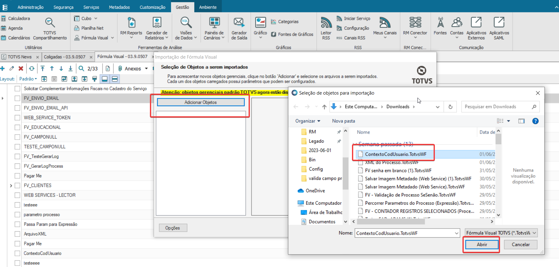 Cross Segmentos - Backoffice RM - Integração - Fórmula Visual ...