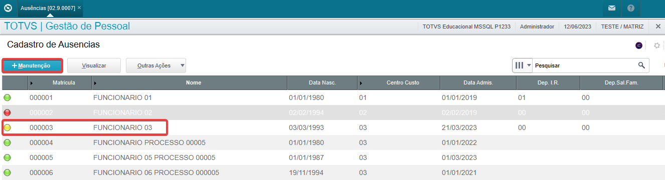 Rh Linha Protheus Gpe Como Informar Data Fim De Afastamentos 6831