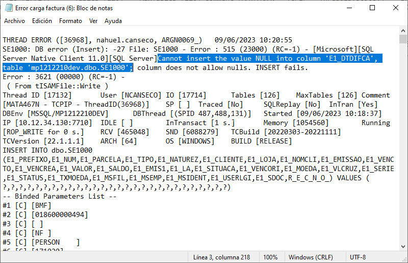 Cross segmentos totvs backoffice l nea protheus mi facturaci n