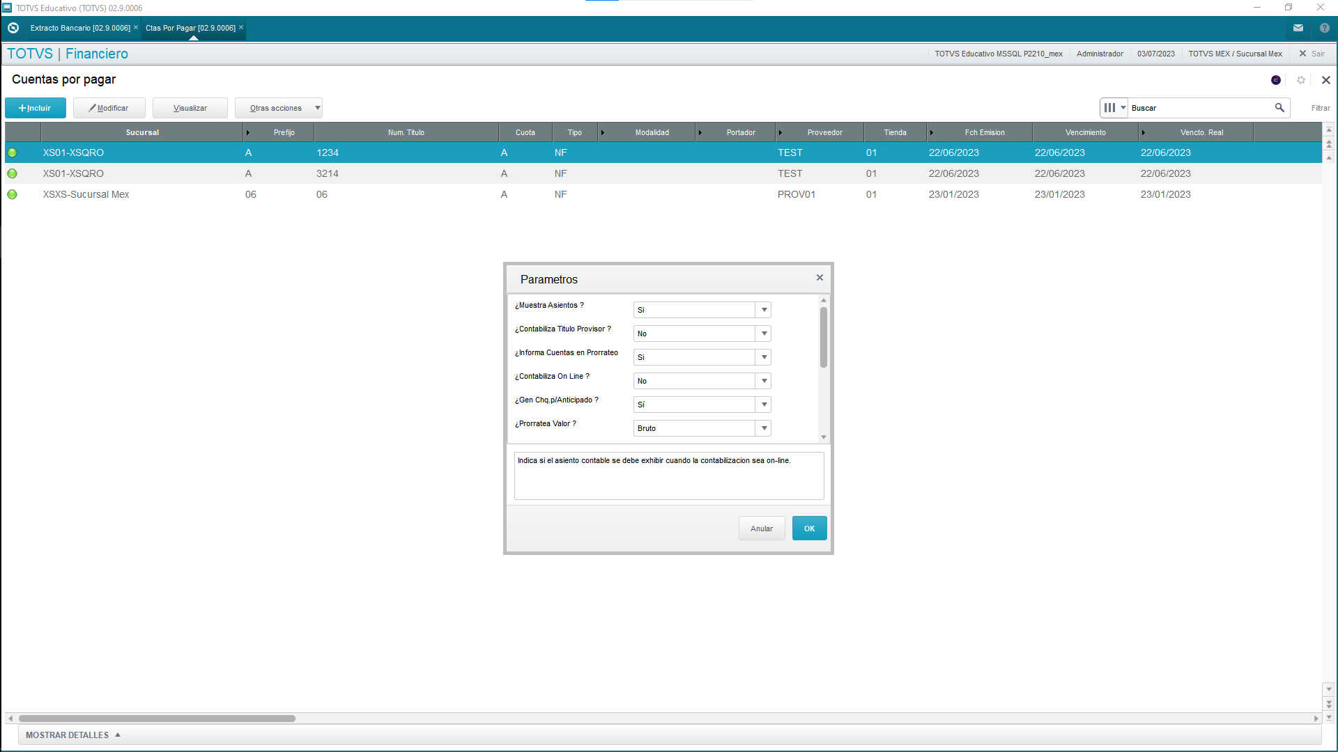 Cross Segmentos TOTVS BackOffice Línea Protheus MI SIGAFIN