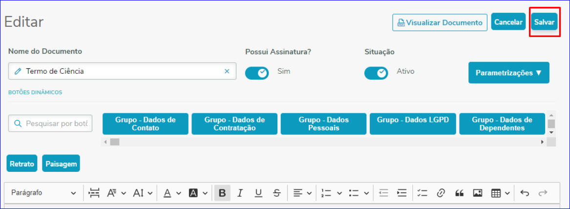 Rh Totvs Rh Admiss O Digital Ad Como Alterar As Vari Veis De Contrato Do Processo De