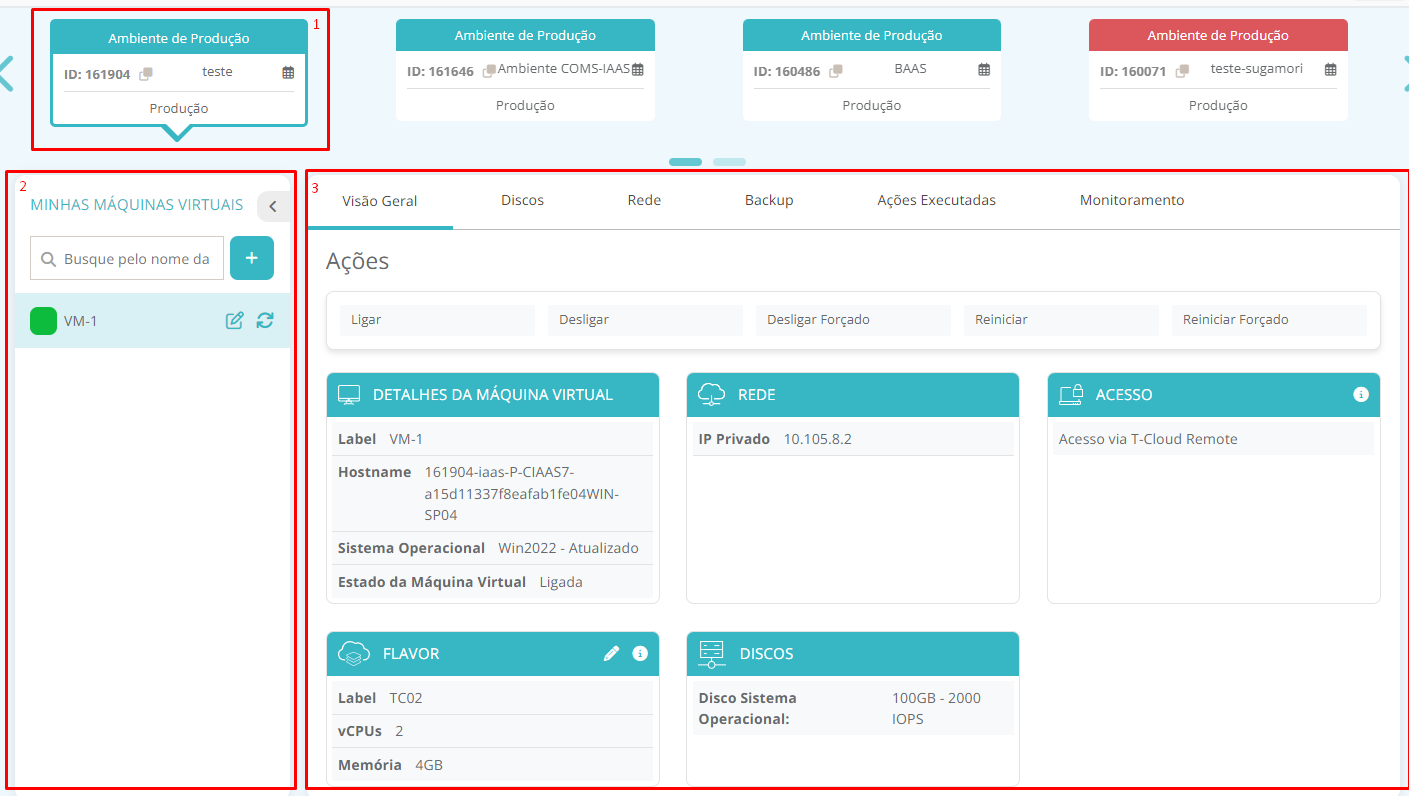 CLOUD - IAAS - Criar Proposta – Central de Atendimento TOTVS