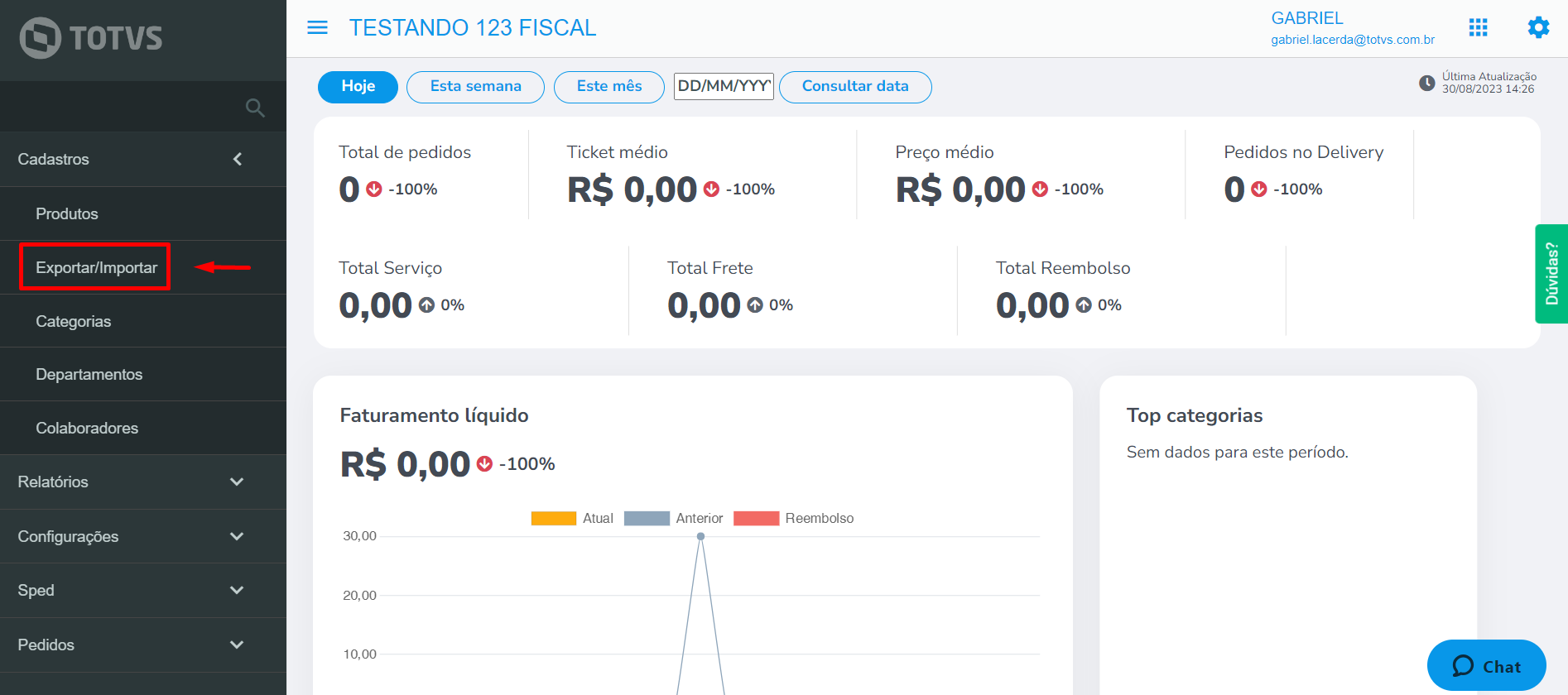 Totvs Food Service Cad Como Exportar E Importar Planilha De Todos Os Itens Cadastrados 3921