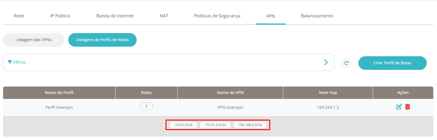 Criar um perfil de roteamento -  Connect