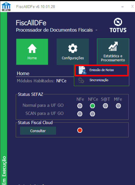 Hospitalidade - TOTVS Backoffice (Linha CMNET) - FF - Rejeição 571: Tipo de  Emissão informado diferente de 3 para contingência SCAN – Central de  Atendimento TOTVS