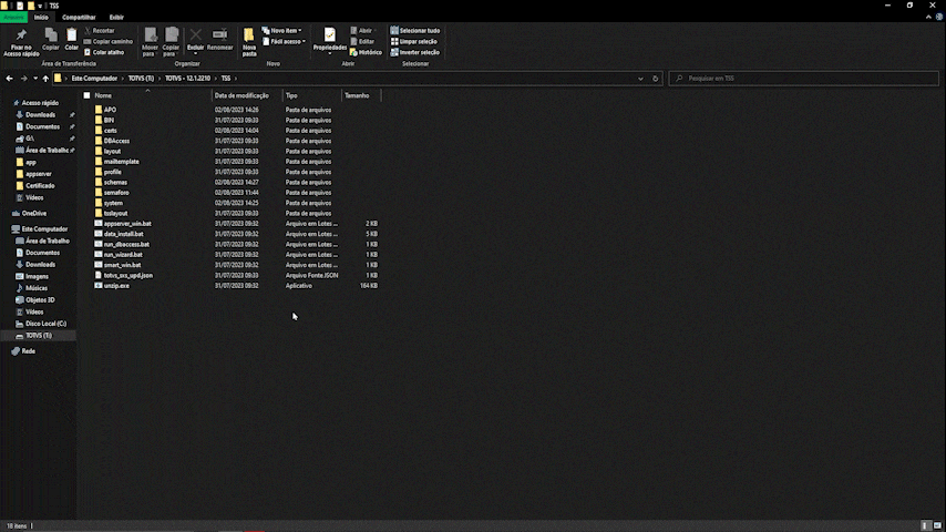 Validando arquivo json na system.gif