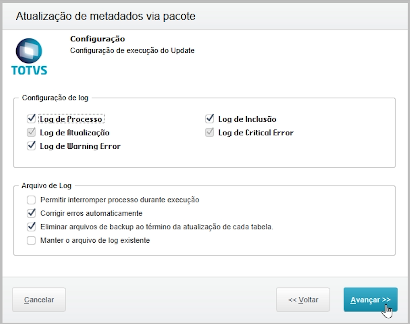 Configurações de log UPDDISTR.png