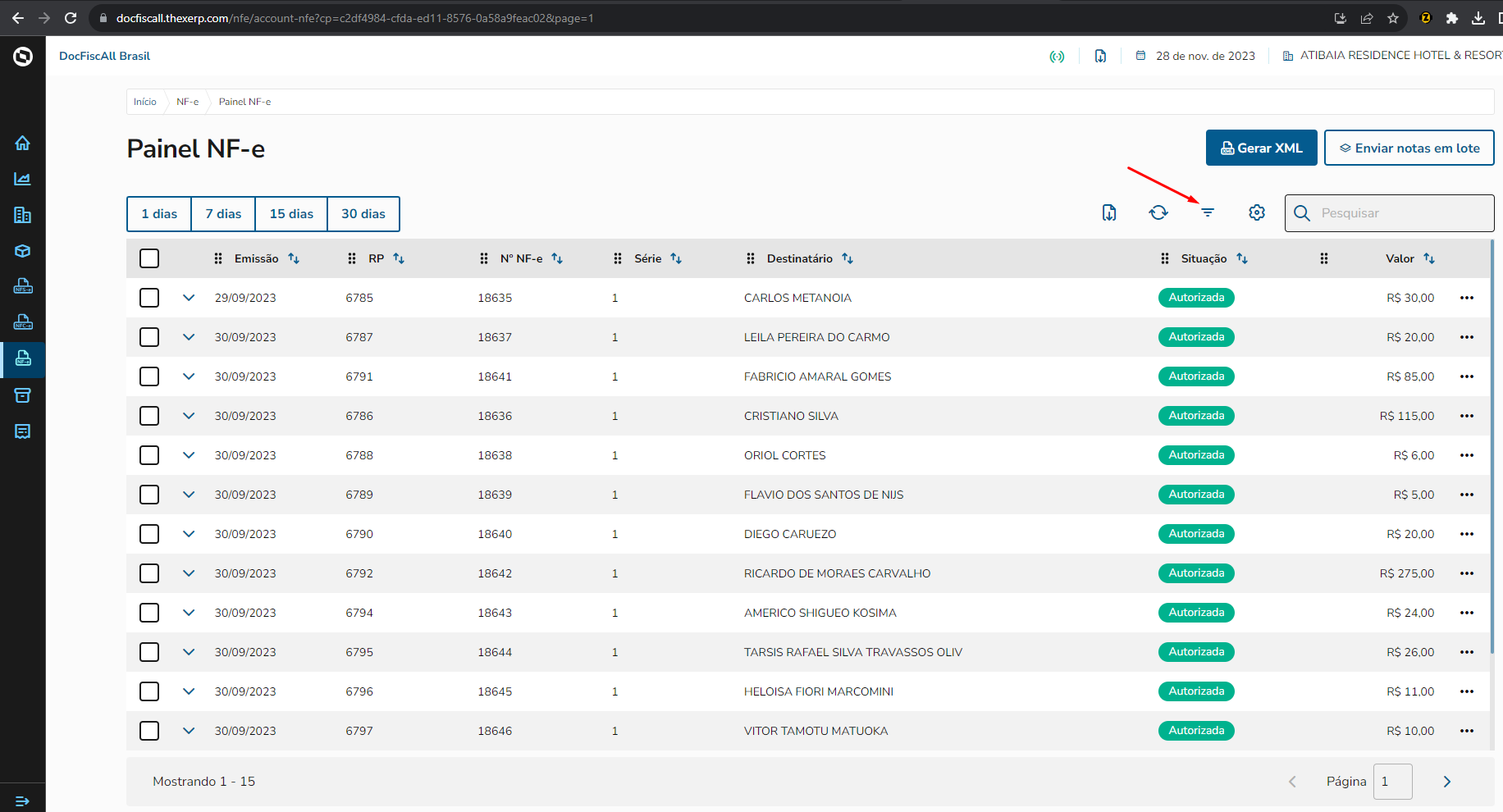 Hotelaria Totvs Backoffice Linha Cmnet Docfiscall Brasil Como Imprimir Nf E Nfc E