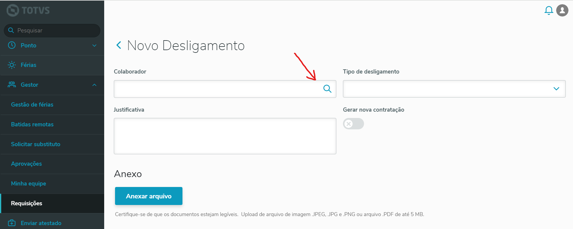 Rh Linha Protheus Meu Rh Como O Gestor Requisita Um Desligamento De Um Funcionário 4238