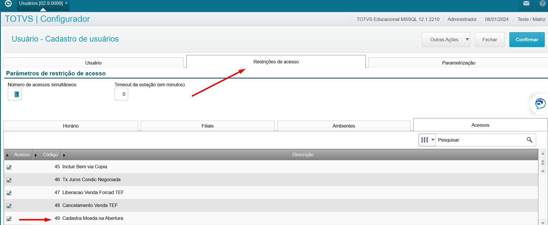 Cross Segmento Backoffice Linha Protheus Sigafin Mata Moedas