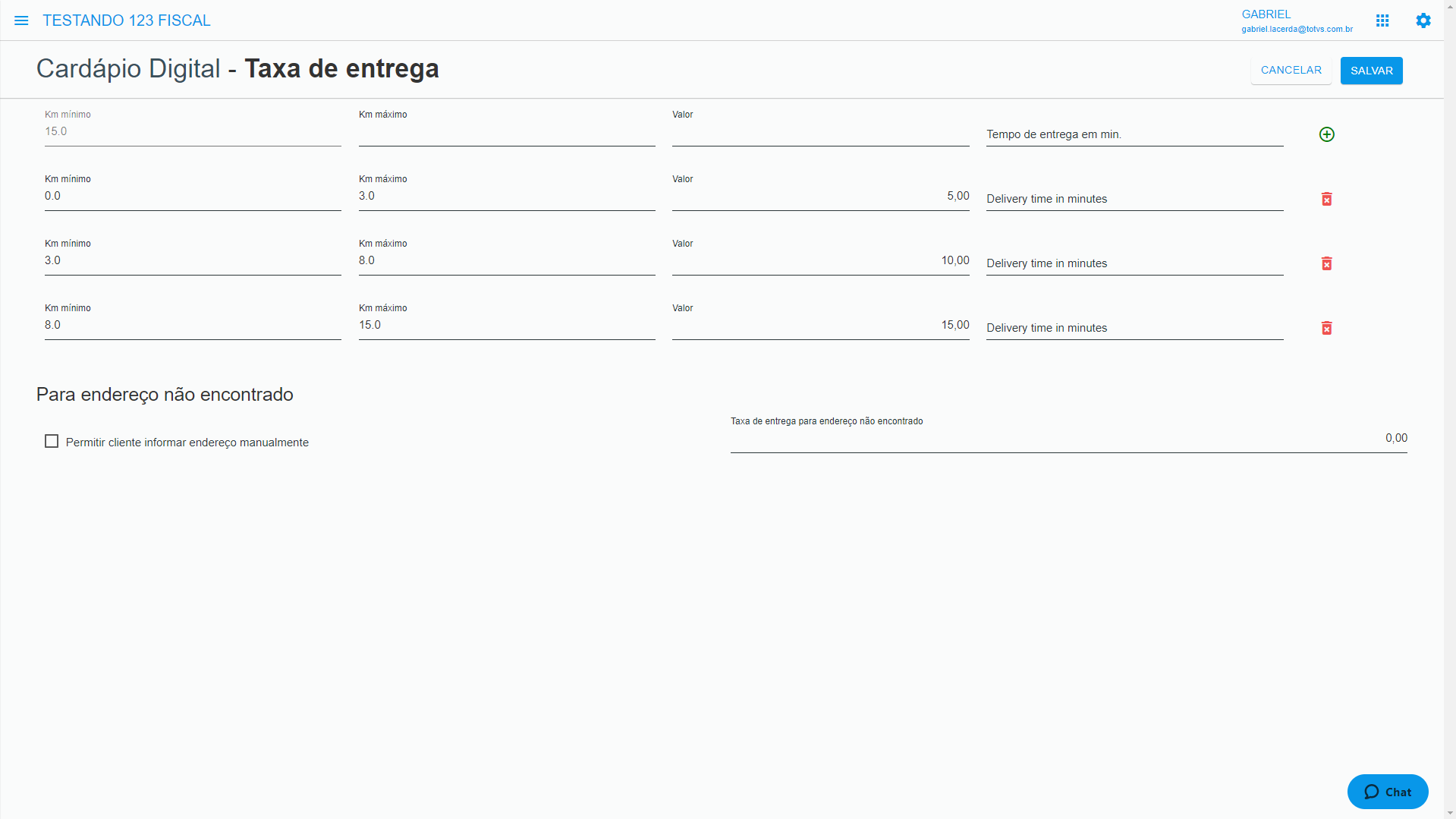 Totvs Food Service Config Configuração Do Cardápio Digital Central De Atendimento Totvs 7415