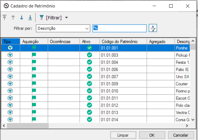 Cross Segmentos Backoffice Linha Rm Pat Altera O Do C Digo Do