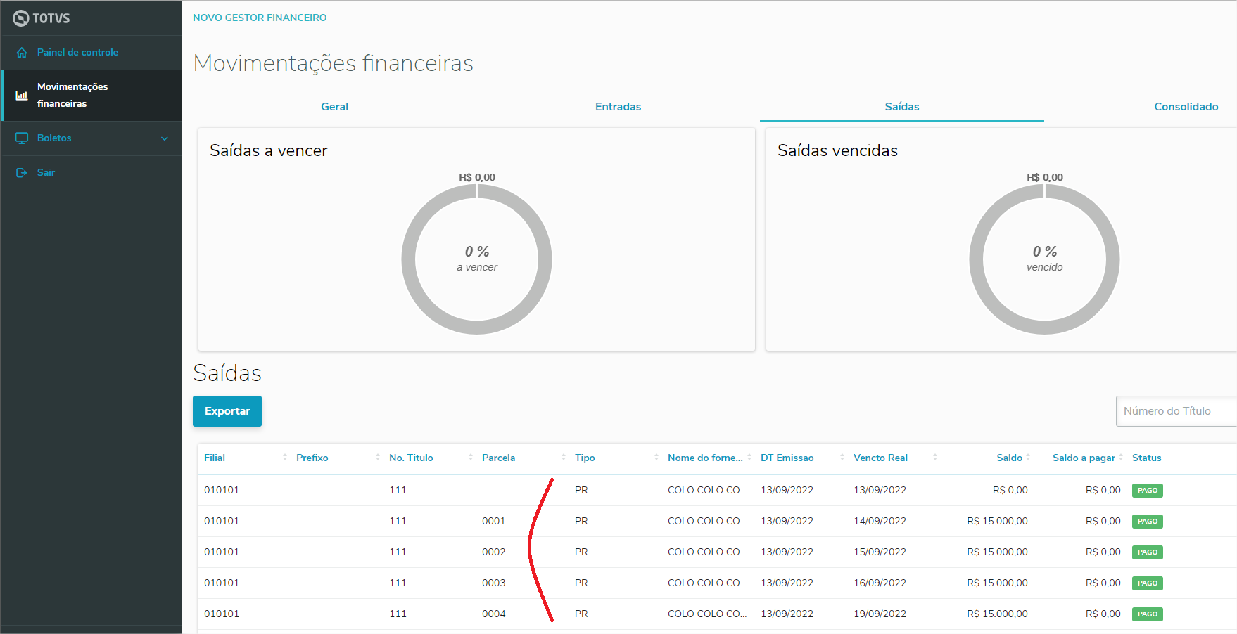 Cross Segmentos Backoffice Linha Protheus SIGAFIN FINA710 Novo