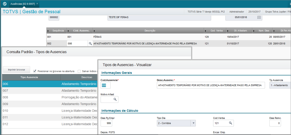 Rh Linha Protheus Como Parametrizar O Sistema Para Calcular O Adicional Por Tempo De Serviço 4101