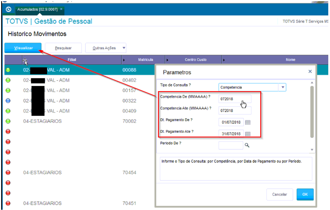 Rh Linha Protheus Gpe Rejeição Esocial 162 O Trabalhador Com Matricula Xxxxx Consta Na 5840