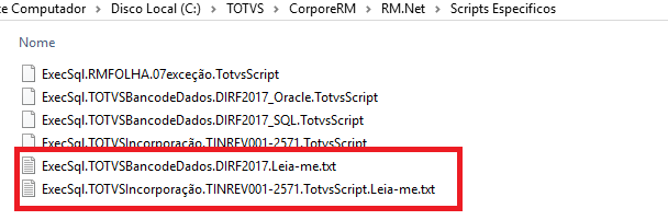 Framework - Framework RM - BD - Executor de Scripts não abre após a  confirmação da mensagem de aviso – Central de Atendimento TOTVS