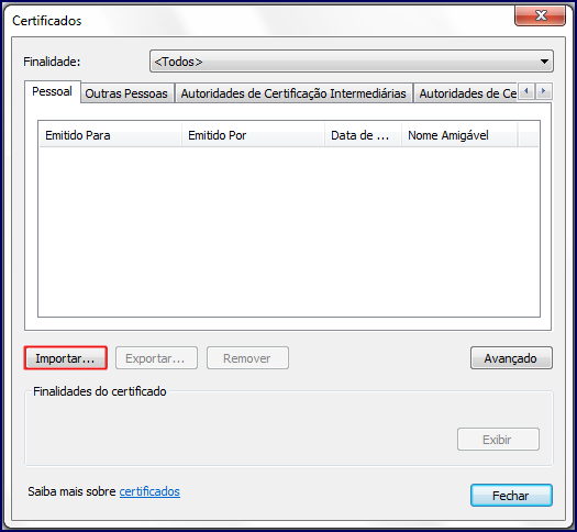 Wint Como Importar O Certificado Digital Central De Atendimento Totvs
