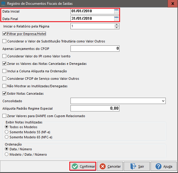 Hospitalidade - TOTVS Backoffice (Linha CMNET) - FF - Rejeição 571: Tipo de  Emissão informado diferente de 3 para contingência SCAN – Central de  Atendimento TOTVS