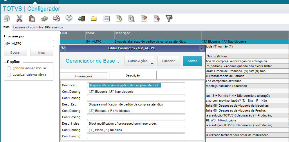 Cross Segmentos - Totvs Backoffice Protheus - SIGACOM - Como Bloquear ...