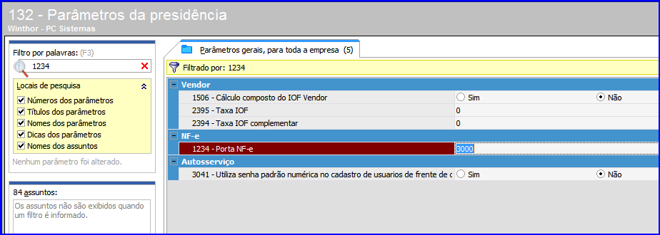 WINT - Qual a parametrização para utilizar Módulo Fiscal Eletrônico (MFe) –  Central de Atendimento TOTVS