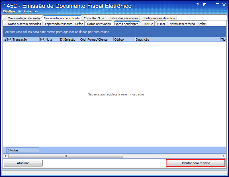 WINT - Qual a parametrização para utilizar Módulo Fiscal Eletrônico (MFe) –  Central de Atendimento TOTVS