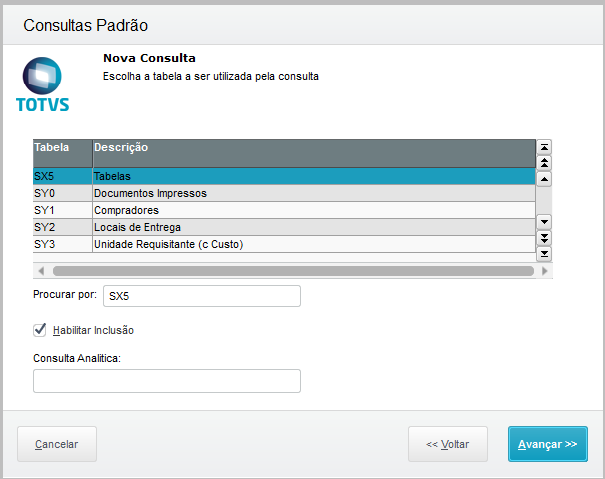 Cross Segmento - TOTVS Backoffice (Linha Protheus) – ADVPL – Consulta ...