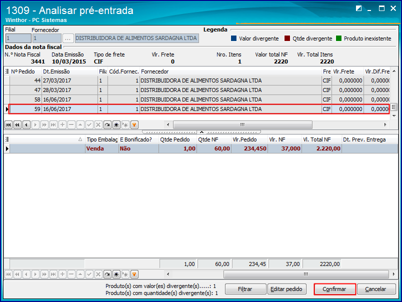 Wint Como Vincular V Rios Pedidos A Mesma Importa O De Xml Central