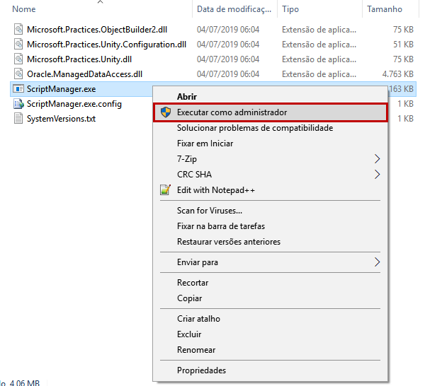 Criar e executar scripts - Configuration Manager