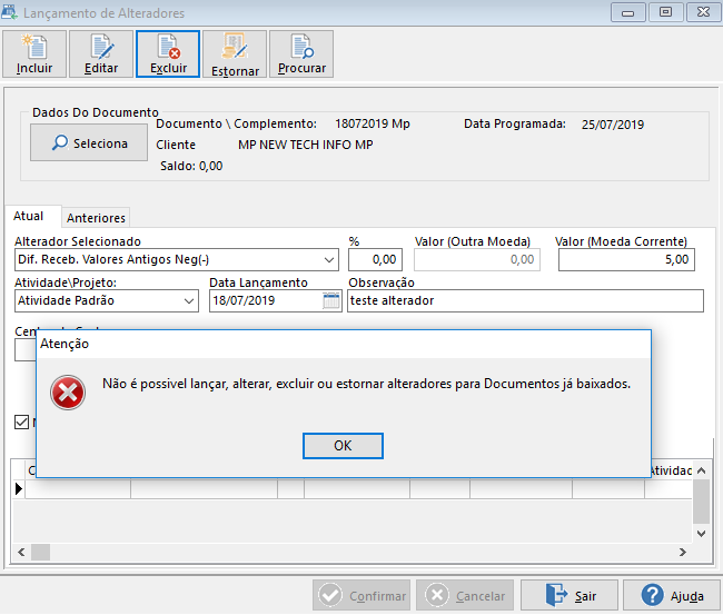 Hospitalidade - TOTVS Backoffice (Linha CMNET) - FF - Rejeição 571: Tipo de  Emissão informado diferente de 3 para contingência SCAN – Central de  Atendimento TOTVS