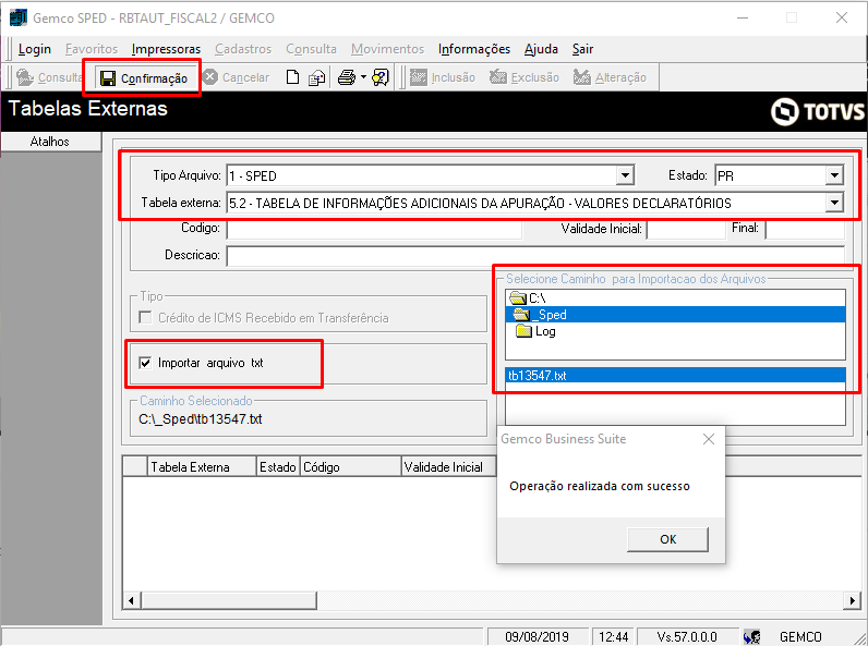 Ga Gemco Sped Como Importar A Tabela 52 Do Efd Icmsipi Para 5168