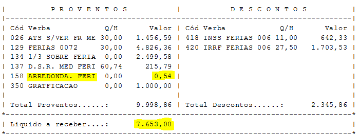 Rh Linha Protheus Gpe Como Configurar O Arredondamento Do Líquido 2095