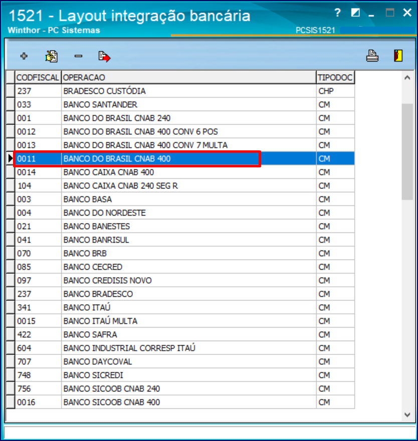 WINT Como inserir instrução de juros no layout de remessa do Banco do
