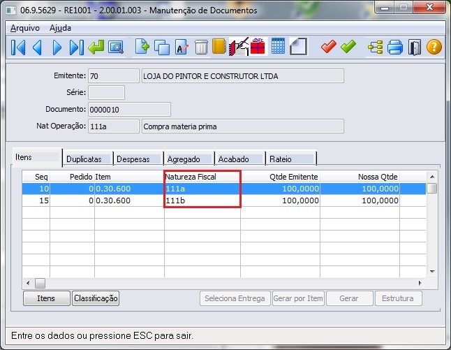 Cross Segmentos Linha Datasul Mre Integração Com Obrigações Fiscais Utilizando A 4039