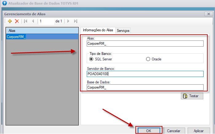 Framework - Framework RM - BD - Executor de Scripts não abre após a  confirmação da mensagem de aviso – Central de Atendimento TOTVS