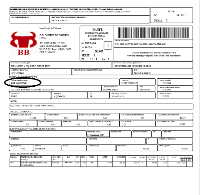 RMS CNFE Como colocar o código do fornecedor do campo razão social na DANFE Central de RMS CNFE Como colocar o código do fornecedor do campo razão social na DANFE Central de