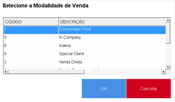 TL - PDV TOUCH - Operação de Venda – Central de Atendimento TOTVS