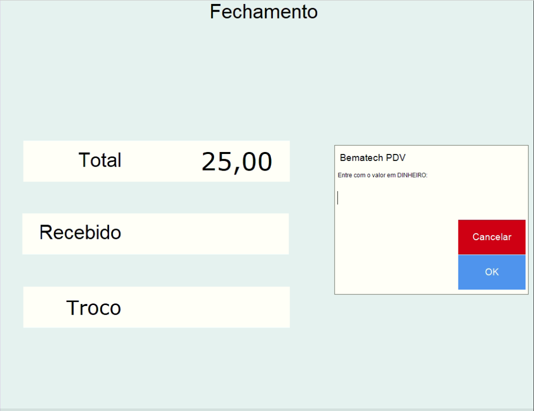 TL - PDV TOUCH - Operação de Venda – Central de Atendimento TOTVS