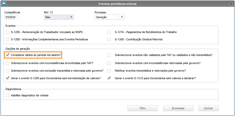 Rh Linha Protheus Gpe Esocial S 1200 S 1210 Como Gerar Eventos Periódicos Com A 1777