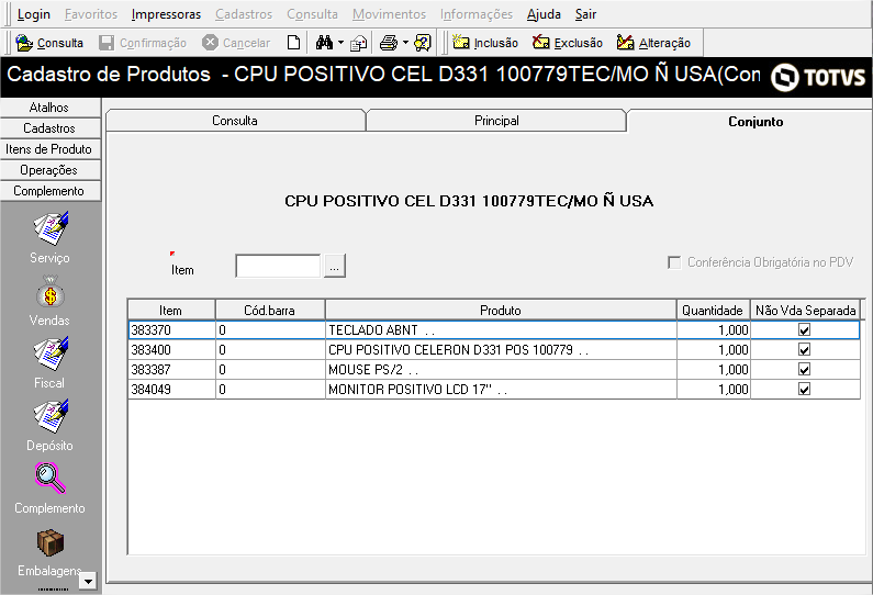 GA TOTVS Varejo Home Center Linha Gemco Como Criar E Estruturar