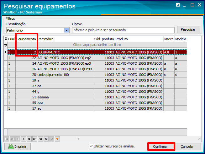 Wint Como Alterar Dados Do Equipamento Na Rotina Central De