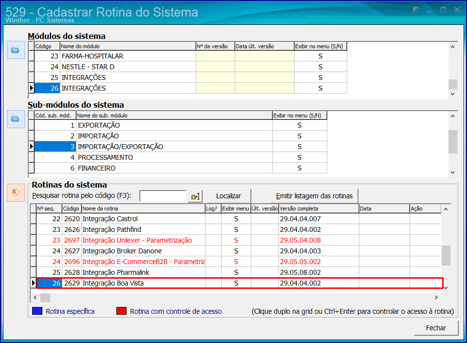 WINT - Qual a parametrização para utilizar Módulo Fiscal